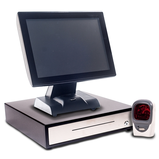 All in One 15” Touch Screen EPoS System with a Multi Beam Scanner